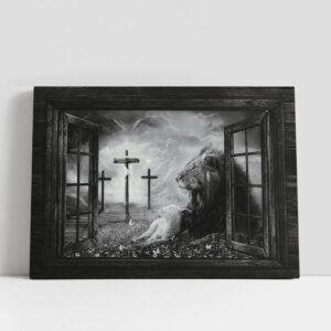 Christian Canvas Wall Art, Black And White…