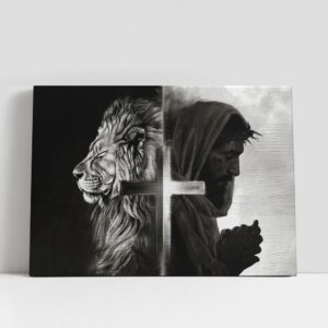 Christian Canvas Wall Art, Black And White…