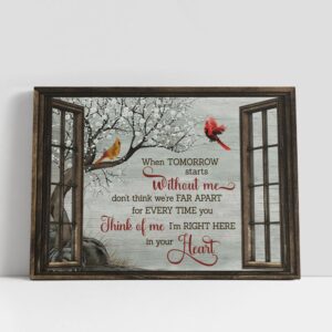 Christian Canvas Wall Art, Cardinal I’m Right…