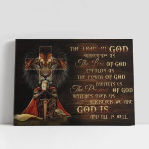 Christian Canvas Wall Art, Christian Gifts Warrior,…