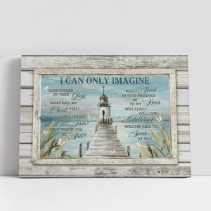 Christian Canvas Wall Art, Church I Can…