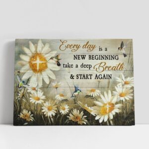 Christian Canvas Wall Art, Colorful Hummingbird Every…