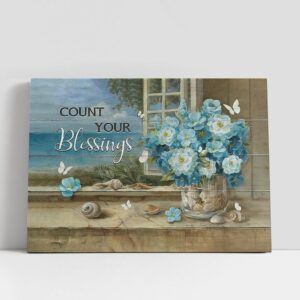Christian Canvas Wall Art, Count your blessings…