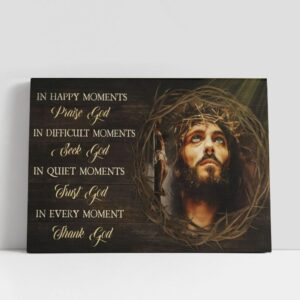 Christian Canvas Wall Art, Crown Of Thorn…