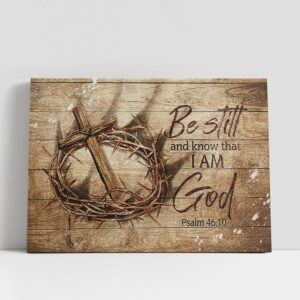 Christian Canvas Wall Art, Crown Of Thorn…