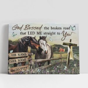 Christian Canvas Wall Art, Custom Family Canvas,…