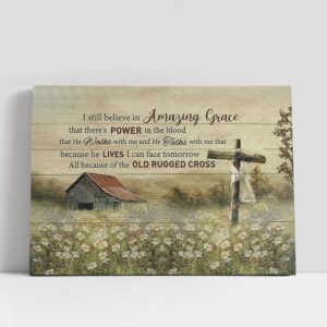 Christian Canvas Wall Art, Daisy field I…