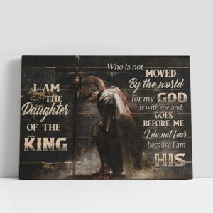 Christian Canvas Wall Art, Daughter Of The…