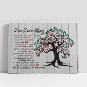 Christian Canvas Wall Art, Dear Dad In…