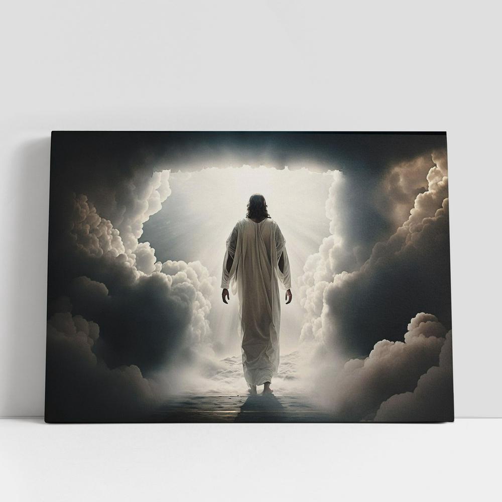 Christian Canvas Wall Art, Divine Mercy Jesus Christ Canvas Pictures, Faith Art Decor