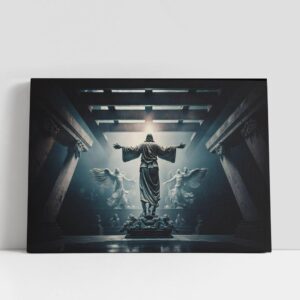 Christian Canvas Wall Art, Divine Mercy Jesus…