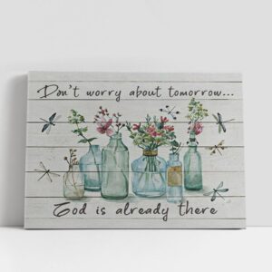 Christian Canvas Wall Art, Don’t Worry About…