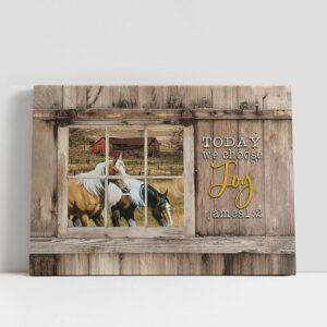 Christian Canvas Wall Art, Dream Horses Today…