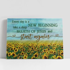Christian Canvas Wall Art, Every Day Is…