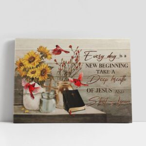 Christian Canvas Wall Art, Every Day Is…