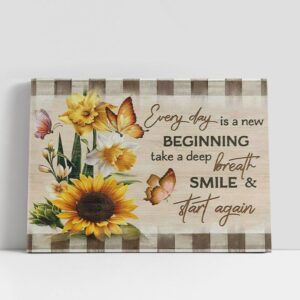 Christian Canvas Wall Art, Every Day Is…