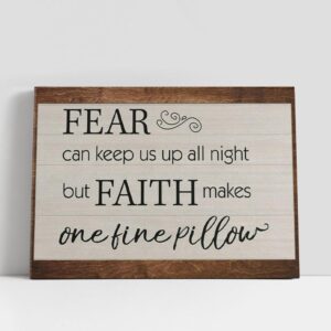 Christian Canvas Wall Art, Faith Makes One…