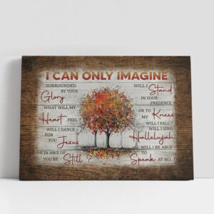 Christian Canvas Wall Art, Fall Trees I…