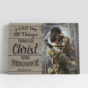 Christian Canvas Wall Art, Female Warrior Of…