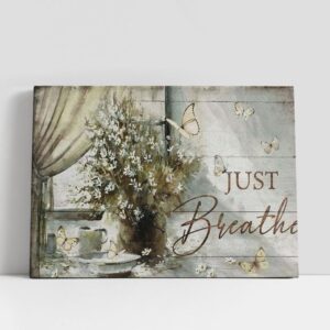 Christian Canvas Wall Art, Flower Vase By…