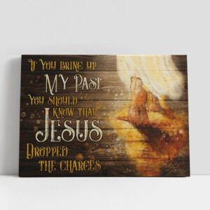 Christian Canvas Wall Art, Footprints Of God…