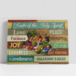 Christian Canvas Wall Art, Fruits Of The…