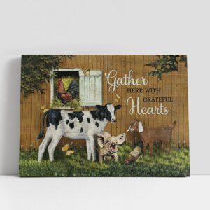 Christian Canvas Wall Art, Gather Here With…
