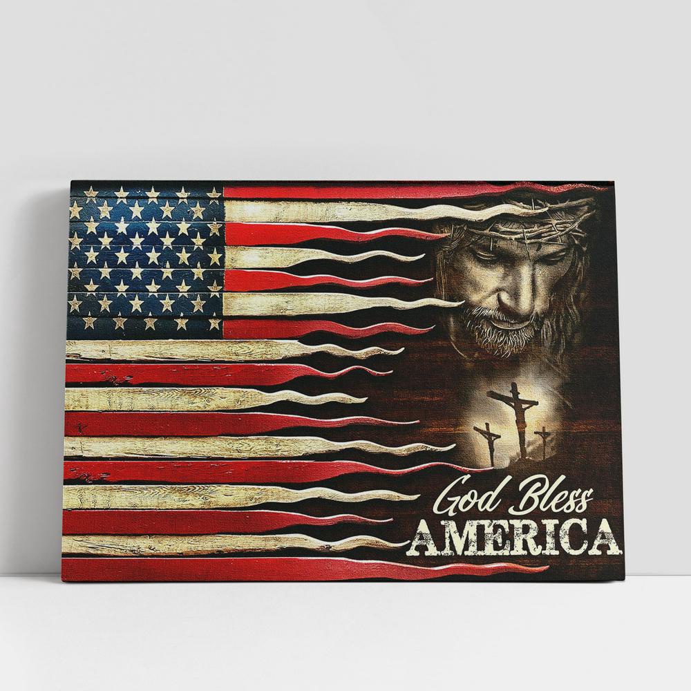Christian Canvas Wall Art, God Bles America Canvas Wall Art, Scripture Canvas Prints Christian Canvas Wall Art, God Bles America Canvas Wall Art, Scripture Canvas Prints