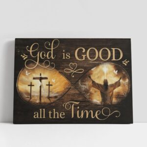 Christian Canvas Wall Art, God Is Good…