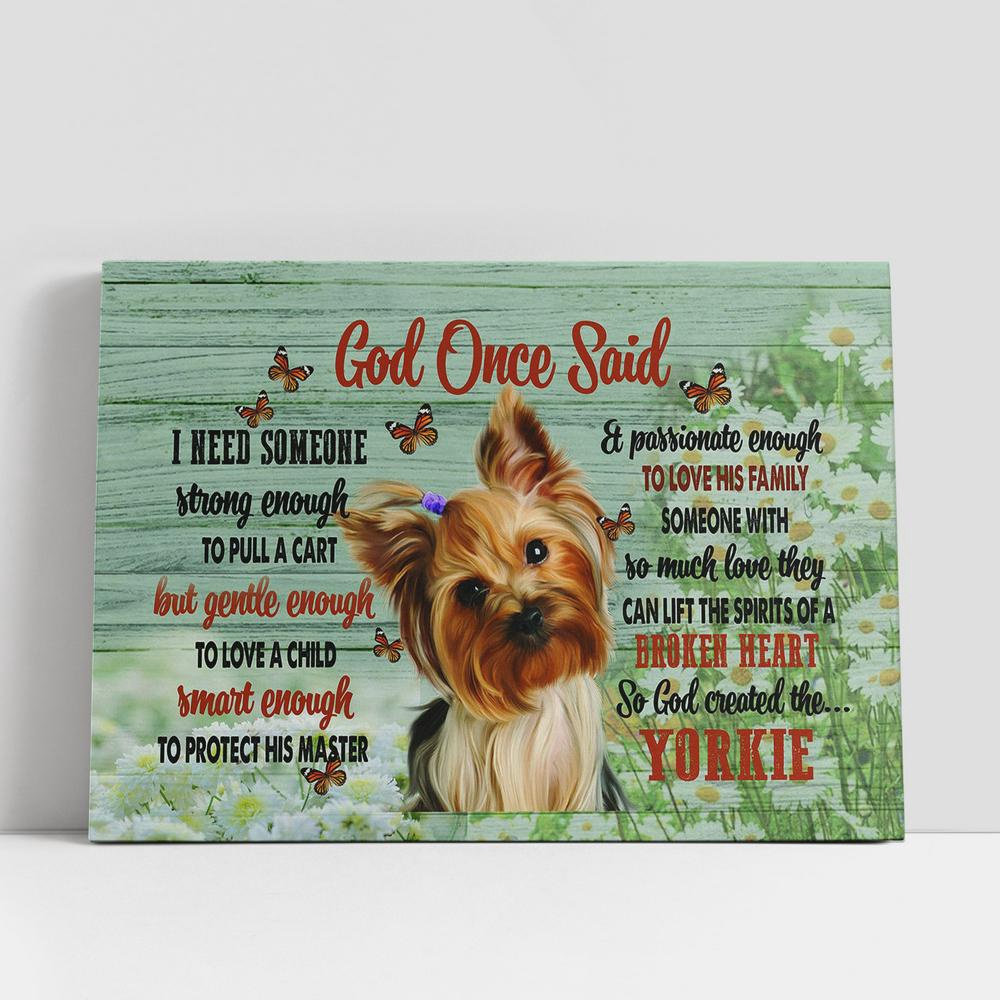 Christian Canvas Wall Art, God Once Said I Need Someone Dog Canvas Prints, Customized Dog Photo, Scripture Canvas Prints Christian Canvas Wall Art, God Once Said I Need Someone Dog Canvas Prints, Customized Dog Photo, Scripture Canvas Prints