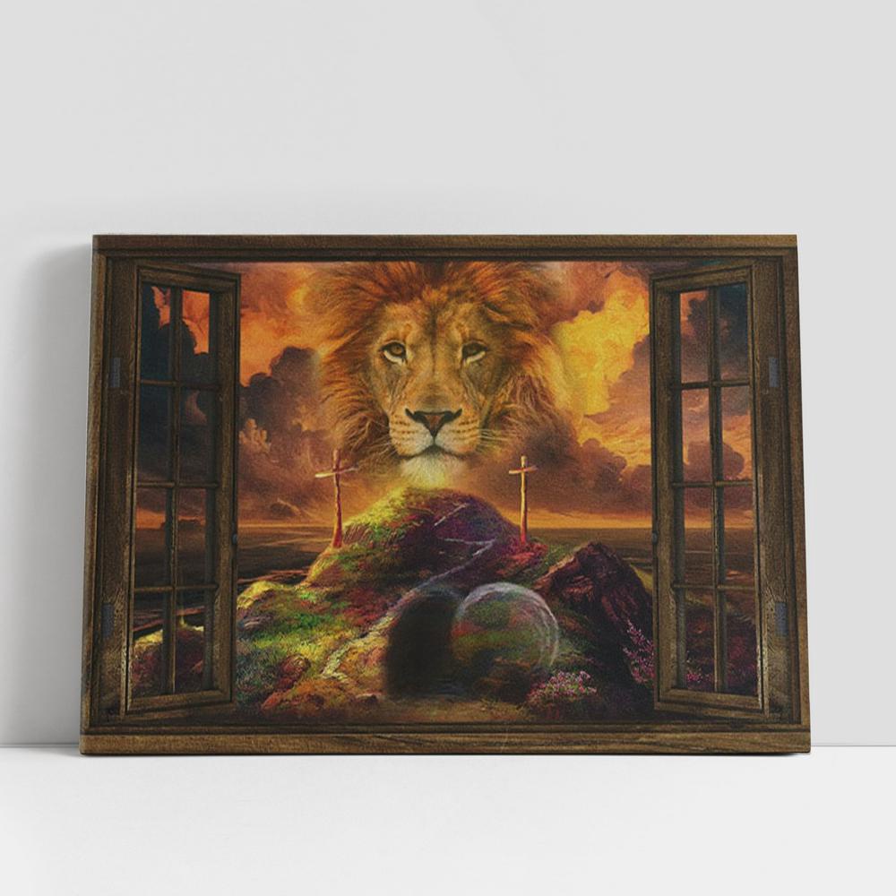 Christian Canvas Wall Art, He Is Risen Canvas, Lion Of Judah Easter Canvas Wall Art, Christian Canvas Art Christian Canvas Wall Art, He Is Risen Canvas, Lion Of Judah Easter Canvas Wall Art, Christian Canvas Art