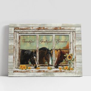 Christian Canvas Wall Art Horse Sunflower Thankful Grateful Blesses Wall Art Canvas Gifts For Horse Lovers Christian Canvas Art 1 mqffxi.jpg