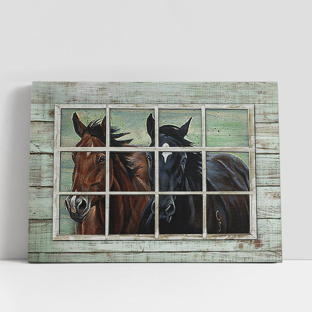Christian Canvas Wall Art, Horse of God Canvas Wall Art, Christian Canvas Art