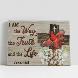 Christian Canvas Wall Art, I Am The…