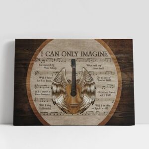 Christian Canvas Wall Art, I Can Only…