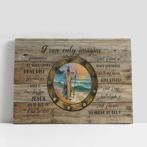 Christian Canvas Wall Art I Can Only Imagine Canvas Jesus Walking On The Beach Large Canvas Art Christian Canvas Art 1 gcihgl.jpg