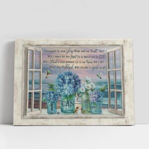 Christian Canvas Wall Art, I Can Only…