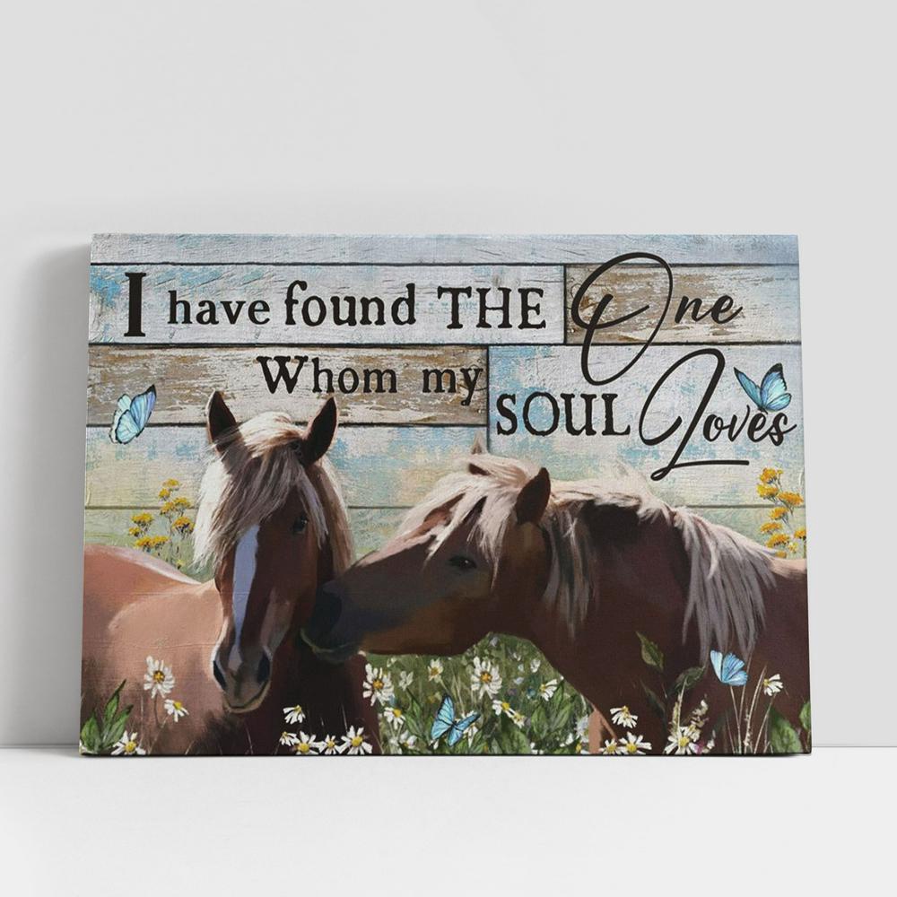 Christian Canvas Wall Art, I Have Found The One Whom My Soul Loves Horse Couple Canvas Prints, Christian Canvas Art Christian Canvas Wall Art, I Have Found The One Whom My Soul Loves Horse Couple Canvas Prints, Christian Canvas Art