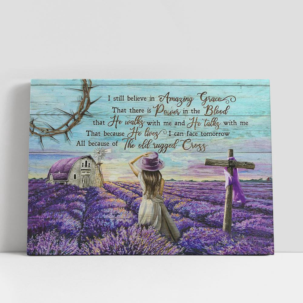 Christian Canvas Wall Art, I Still Believe In Amazing Grace Canvas, Lavender Field Beautiful Little Girl Large Canvas Art, Christian Canvas Art Christian Canvas Wall Art, I Still Believe In Amazing Grace Canvas, Lavender Field Beautiful Little Girl Large Canvas Art, Christian Canvas Art