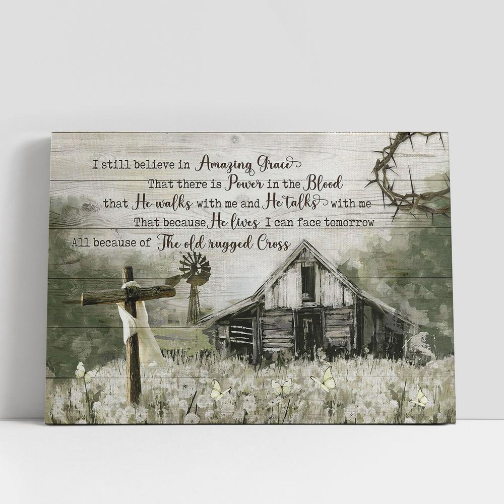 Christian Canvas Wall Art, I Still Believe In Amazing Grace Old Barn Countryside Dandelion Field Large Canvas Art, Christian Canvas Art Christian Canvas Wall Art, I Still Believe In Amazing Grace Old Barn Countryside Dandelion Field Large Canvas Art, Christian Canvas Art
