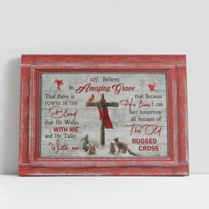 Christian Canvas Wall Art, I Still Believe…