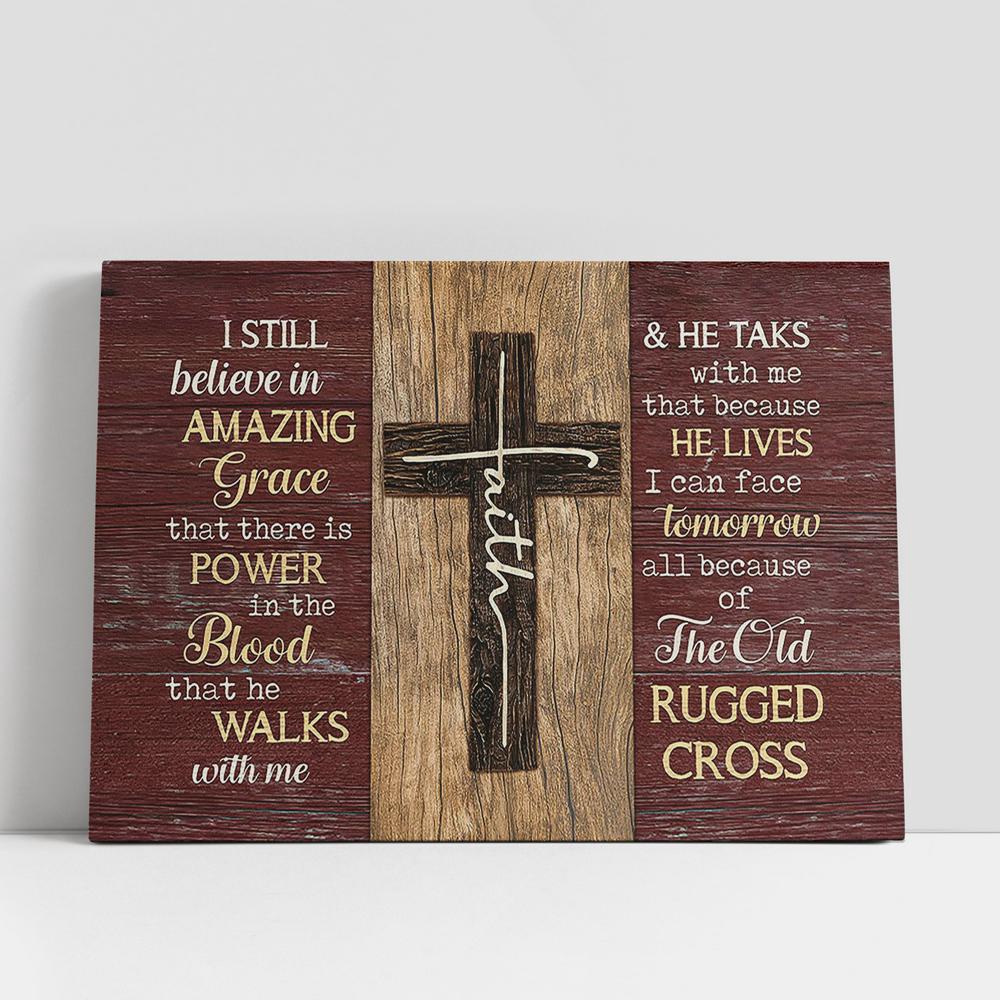 Christian Canvas Wall Art, I Still Believe In Grace Cross Canvas Wall Art, Christian Canvas Art Christian Canvas Wall Art, I Still Believe In Grace Cross Canvas Wall Art, Christian Canvas Art