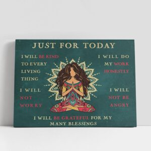 Christian Canvas Wall Art, I Will Be…