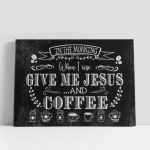 Christian Canvas Wall Art, In The Morning…