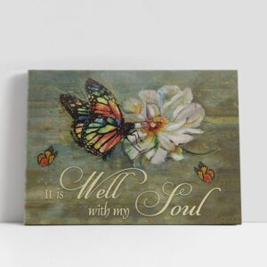 Christian Canvas Wall Art, It Is Well…