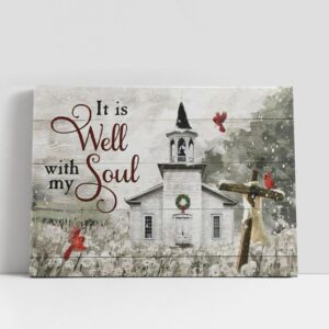 Christian Canvas Wall Art, It Is Well…