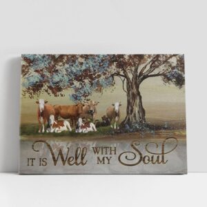 Christian Canvas Wall Art, It Is Well…