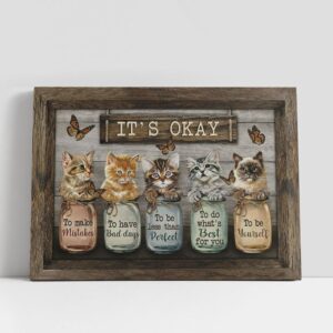 Christian Canvas Wall Art, It’s Okay To…