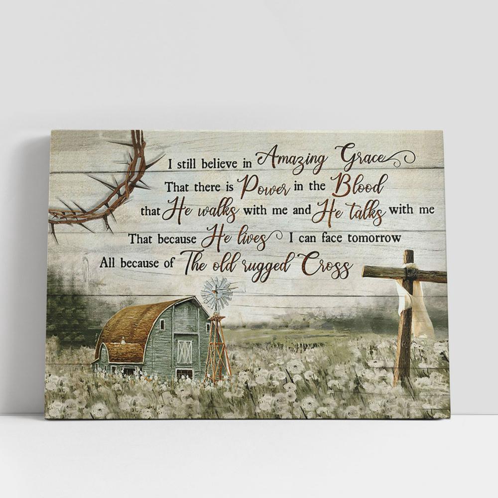 Christian Canvas Wall Art, Jesus Amazing Grace Cross Barn Large Canvas, Christian Canvas Art Christian Canvas Wall Art, Jesus Amazing Grace Cross Barn Large Canvas, Christian Canvas Art