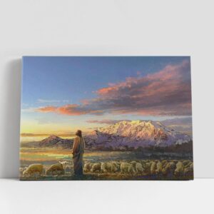 Christian Canvas Wall Art, Jesus And The…